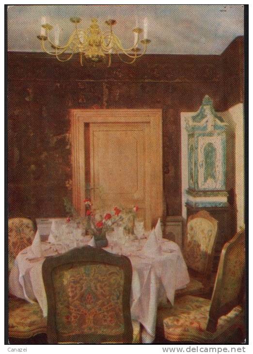 AK Moritzburg, Historische Gaststätte "HO Waldschänke", Prinzenzimmer, 1969 - Moritzburg