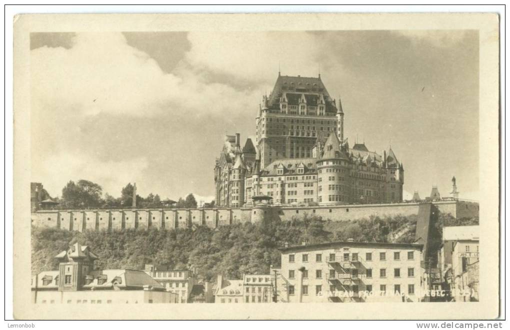 Canada, Quebec Castle, Chateau Frontenac, Unused Real Photo Postcard RP [P7914] - Québec - Château Frontenac