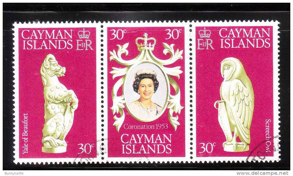 Cayman Islands 1978 QE Coronation Anniversary Omnibus Used - Caimán (Islas)