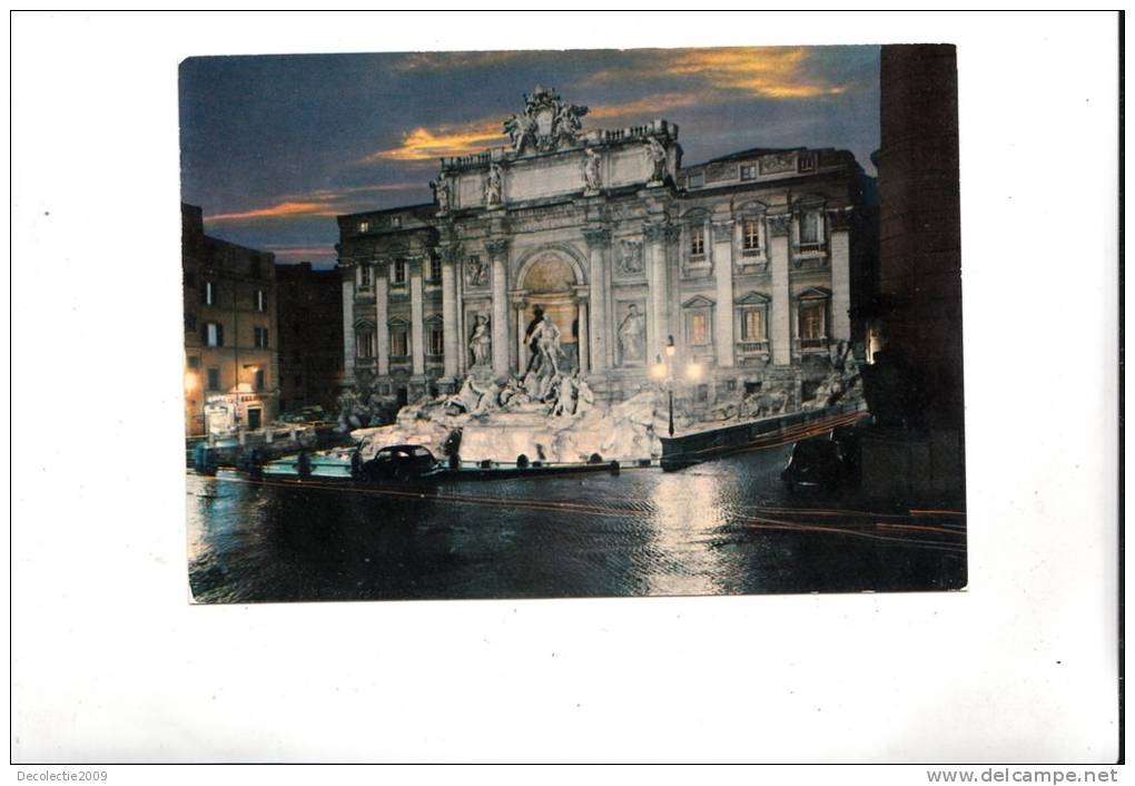 ZS21591 Roma Fontana Di Trevi Not Used Perfect Shape Back Scan Available At Request - Fontana Di Trevi