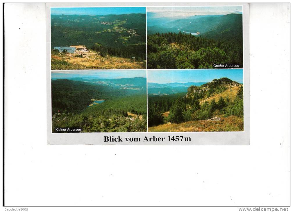 B54805 Blick Vom Arber Used Good Shape Back Scan  At Request - Cham