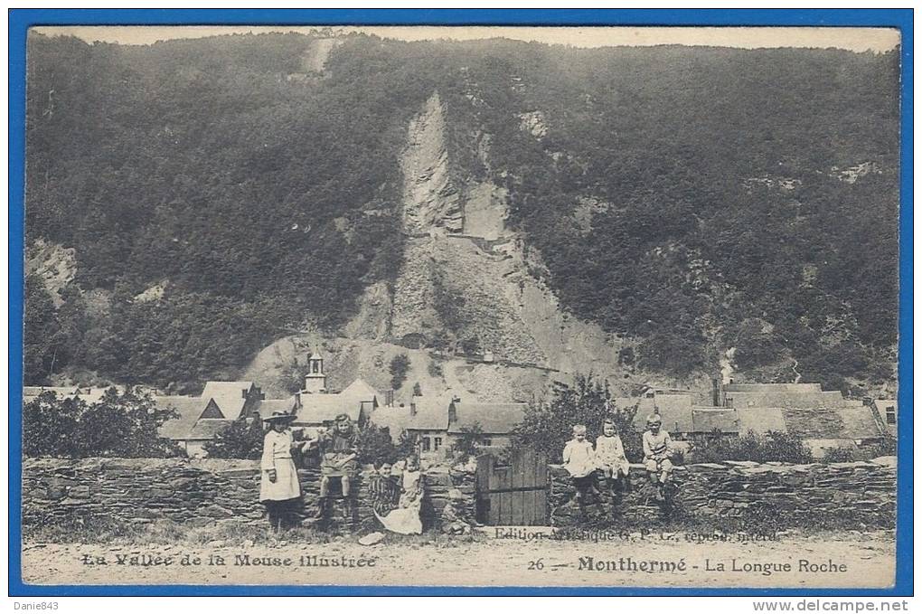 CPA  - ARDENNES - MONTHERME - LA LONGUE ROCHE- Belle Animation, Groupe D'enfants - éditions ARTISTIQUE G.P.G. / 26 - Montherme