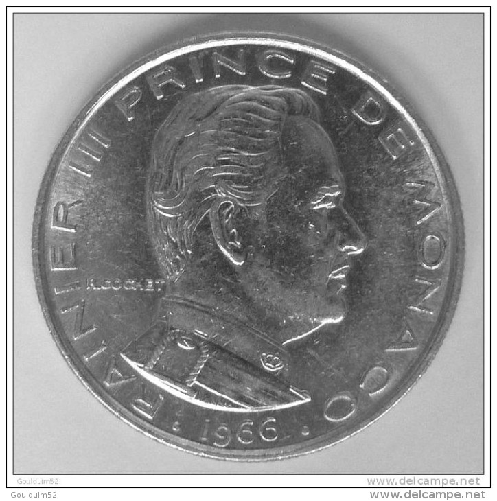 Un Franc 1966 Rainier III - 1960-2001 Francos Nuevos