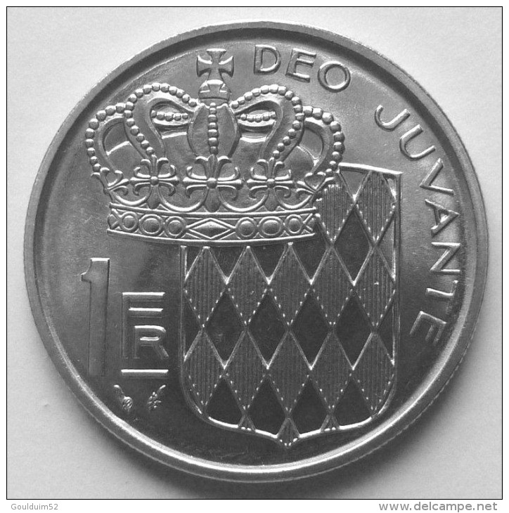 Un Franc 1976   Rainier III - 1960-2001 Nouveaux Francs