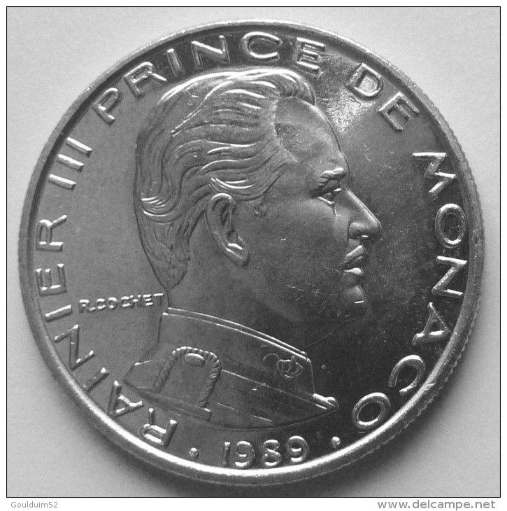 Un Franc 1989 Rainier III - 1960-2001 Franchi Nuovi