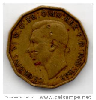 GRAN BRETAGNA 3 PENCE 1941 - F. 3 Pence