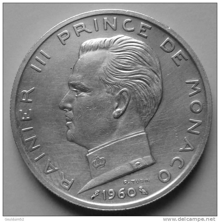 Cinq Francs 1960  Rainier III - 1960-2001 Francos Nuevos