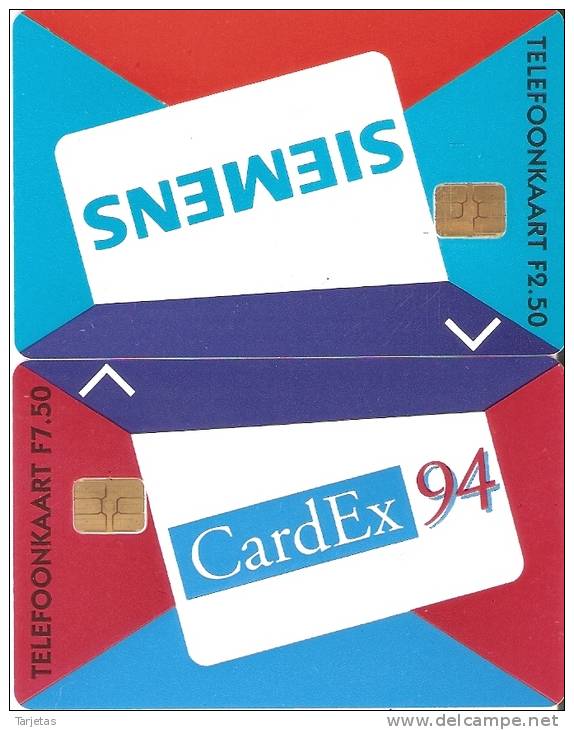 LOTE DE 2 TARJETA DE HOLANDA DE CARDEX 94 (NUEVA-MINT) - Privé