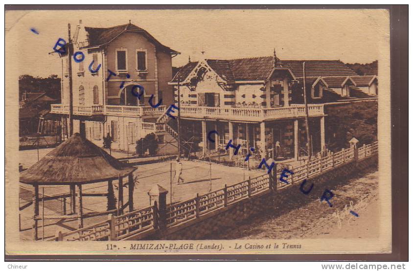 MIMIZAN PLAGE LE CASINO ET LE TENNIS - Mimizan Plage