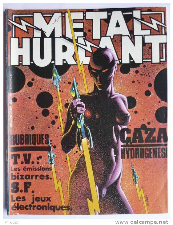 Magazine METAL HURLANT N° 30 (1) 1978 CEPPI - CAZA - MACEDO - GILLON - RIVIERE  - LOB - MOEBIUS  ... - Métal Hurlant