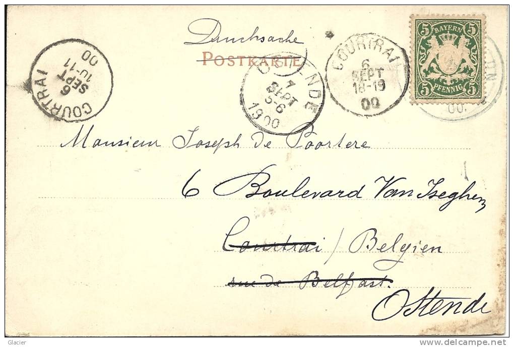 PLZ 83700 - Grus Aus EGERN Am TEGERNSEE - 1900 - Verl. E. Ganghofer - Miesbach