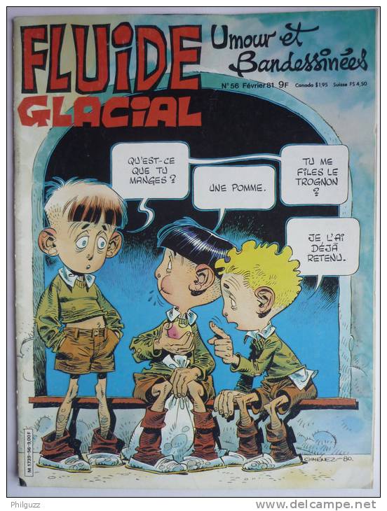 Magazine FLUIDE GLACIAL N° 56 1981 - Fluide Glacial