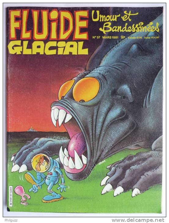 Magazine FLUIDE GLACIAL N° 57 1981 - Fluide Glacial