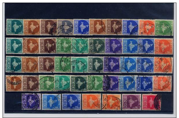 Indien - Kl. Sauber Gest. Lot  Ex  259-298 - Ansehen !! - Lots & Serien