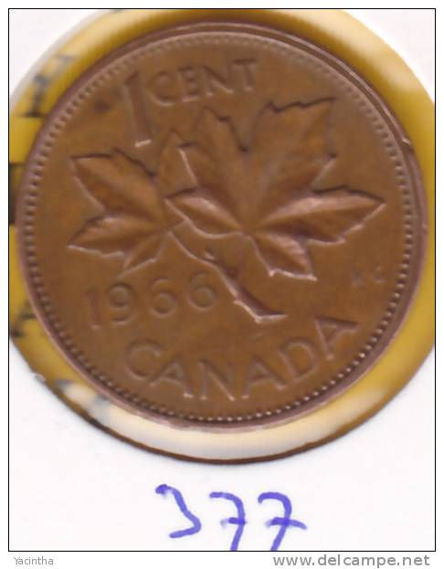 @Y@   Canada  1 Cent 1966   (377) - Canada