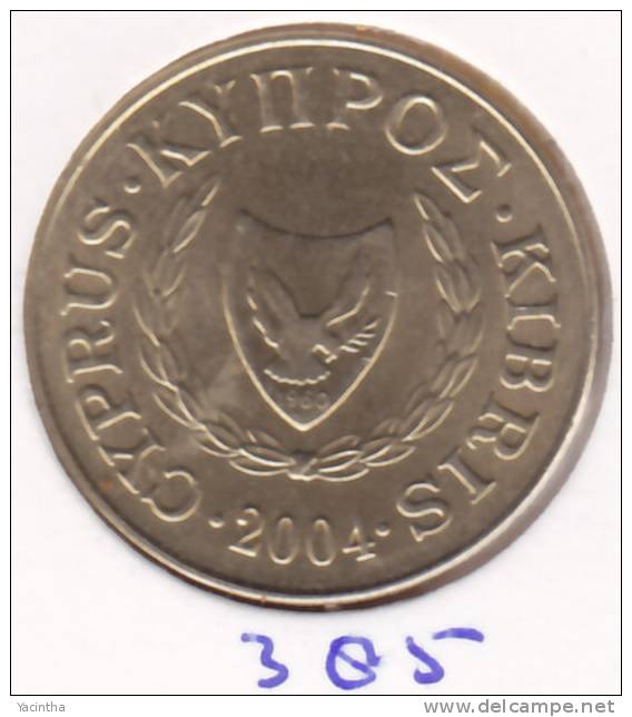 @Y@  Cyprus  5 Ct  2004     (385) - Chypre
