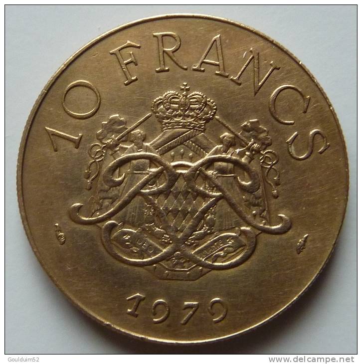 Dix Francs 1979    Rainier III - 1960-2001 Nouveaux Francs