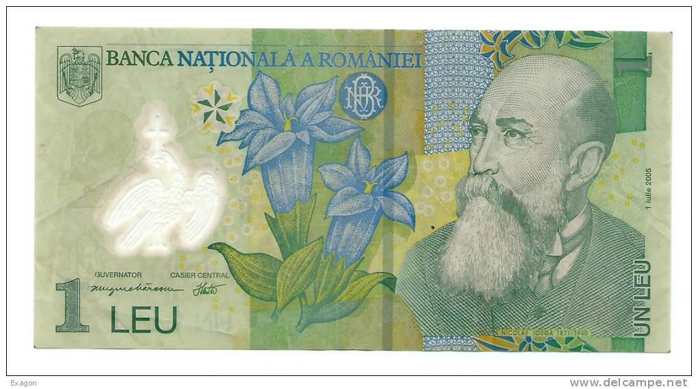 Banconota Da  1  LEU  ROMANIA - Anno 2005 - Romania