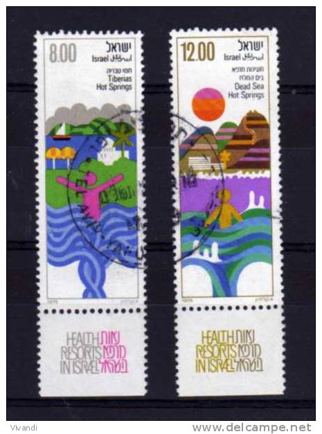 Israel - 1979 - Health Resorts - Used - Usados (con Tab)