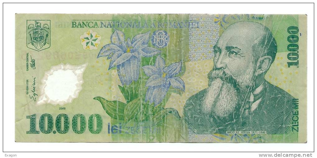 Banconota Da  10.000   LEI   ROMANIA - Anno 2005 - Rumania