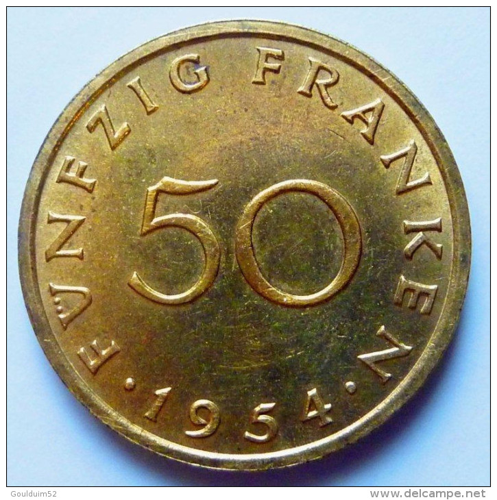 Cinquante  Franken 1954 - 50 Francos