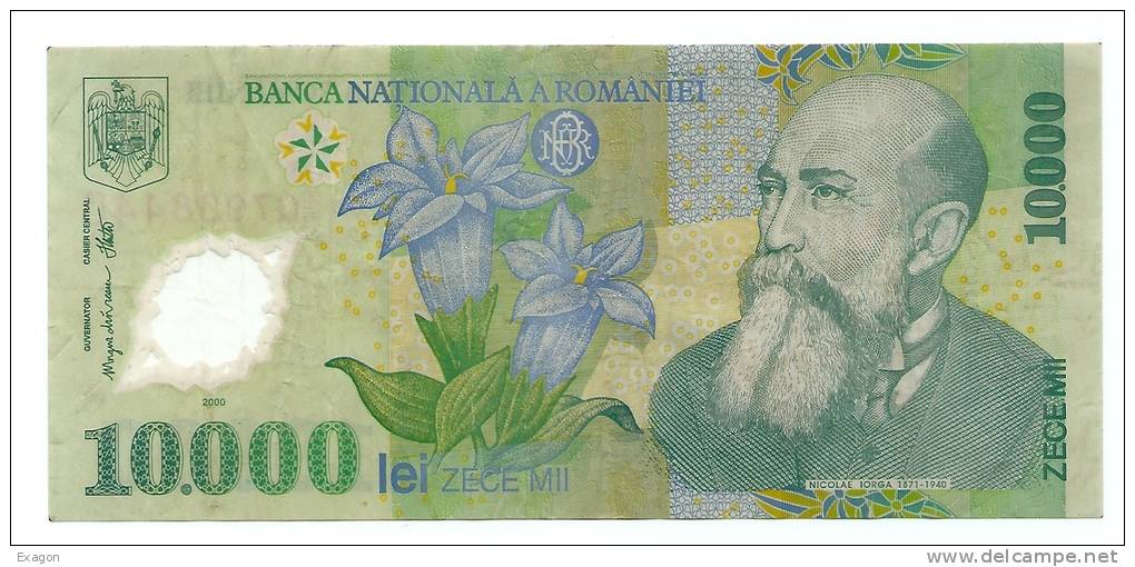 Banconota Da  10.000   LEI   ROMANIA - Anno 2005 - Romania