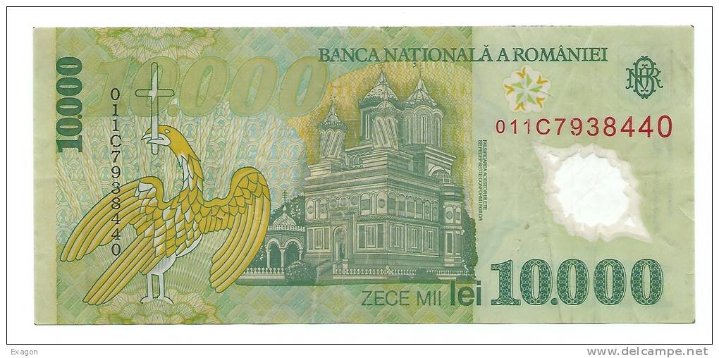 Banconota Da  10.000   LEI   ROMANIA - Anno 2005 - Rumania