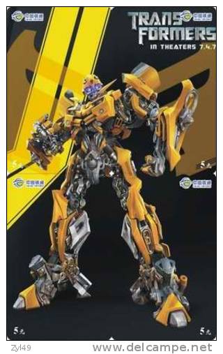 M03879 China Phone Cards Transformers Puzzle 44pcs - Cine