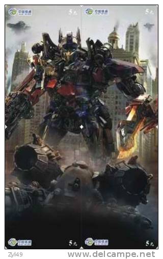 M03879 China phone cards Transformers puzzle 44pcs