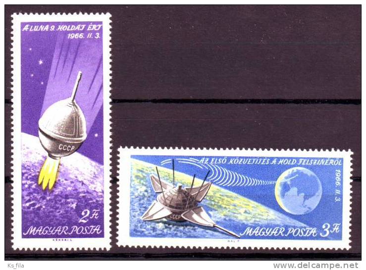 HUNGARY - 1966. Moon Landing Of Luna 9 - MNH - Nuevos