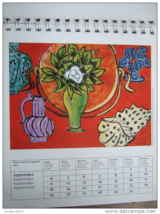 TRES JOLI CALENDRIER CHEVALET / MATISSE / 2006 / EDITIONS DU DESASTRE - Petit Format : 2001-...