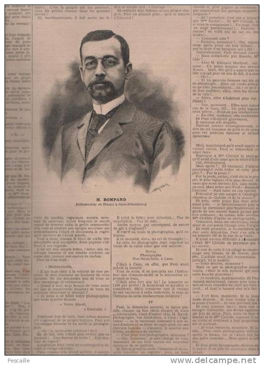 PETIT PARISIEN 14 09 1902 - GRANDES MANOEUVRES PRINCE DES ASTURIES - BOMPARD AMBASSADEUR EN RUSSIE - CONSTANTINOPLE - Le Petit Parisien