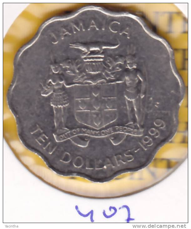 @Y@  Jamaica 10 Dollar   1999     (407) - Jamaique