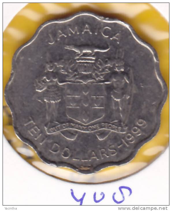 @Y@  Jamaica 10 Dollar   1999     (408) - Jamaique