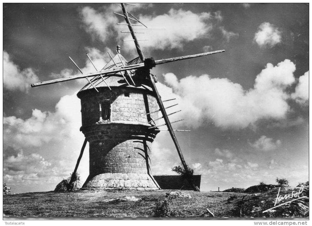 CPSM 44 ENVIRONS DE GUERANDE LE MOULIN DE CREMEUR OU MOULIN DU DIABLE 1964 - Guérande