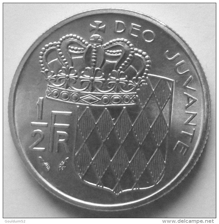 1/2 Franc 1982  Rainier III - 1960-2001 New Francs