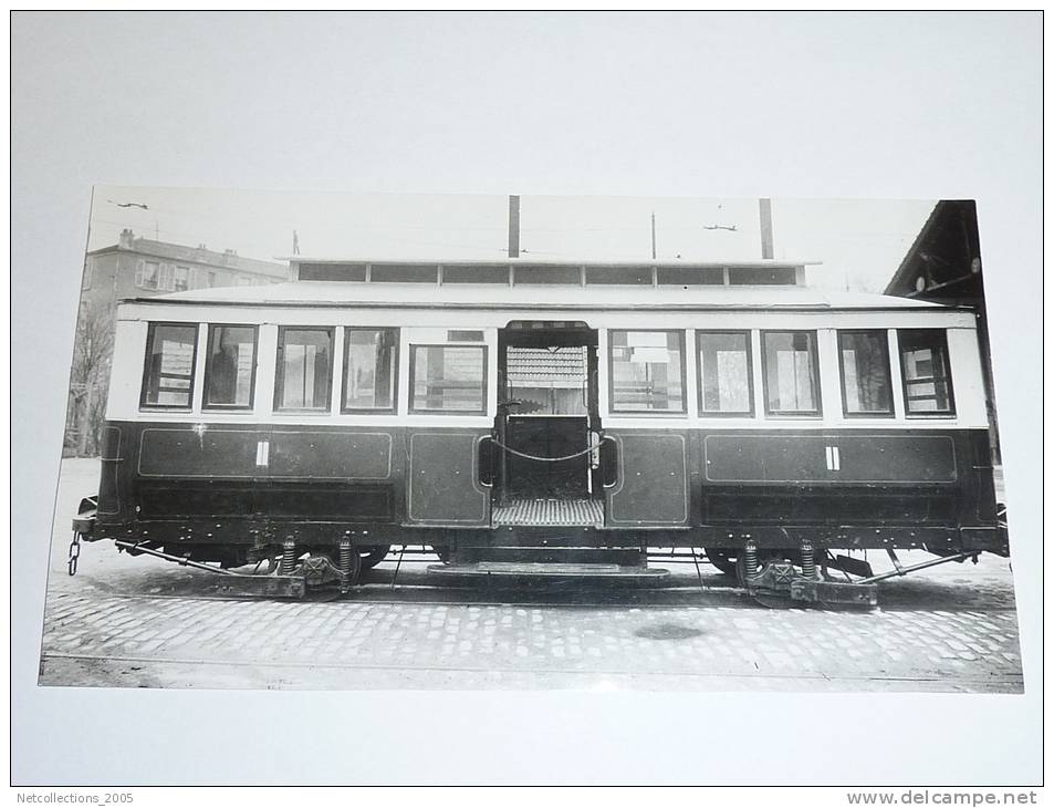 PHOTO: COMPAGNIE GENERALE DES OMNIBUS - UN WAGGON - 75 PARIS - Transport Urbain En Surface