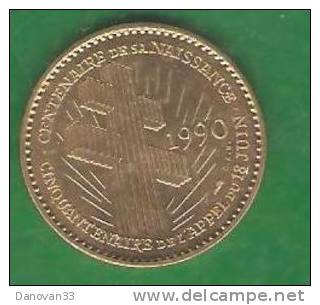 Médaille  Général De Gaulle  1990  (prix  Fixe)   (1U17) - Other & Unclassified