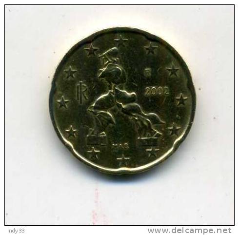 - EURO ITALIE . 20C. 2002 . - Italia