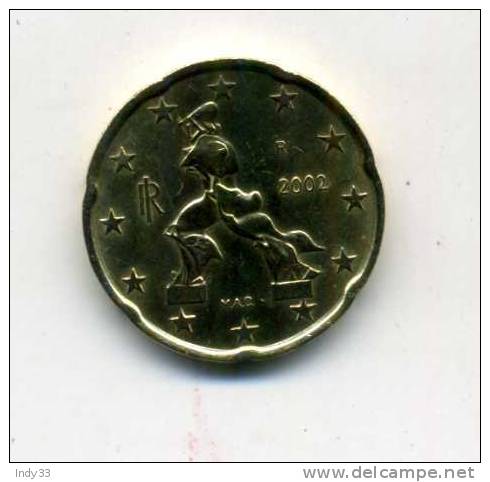 - EURO ITALIE . 20C. 2002 . - Italie