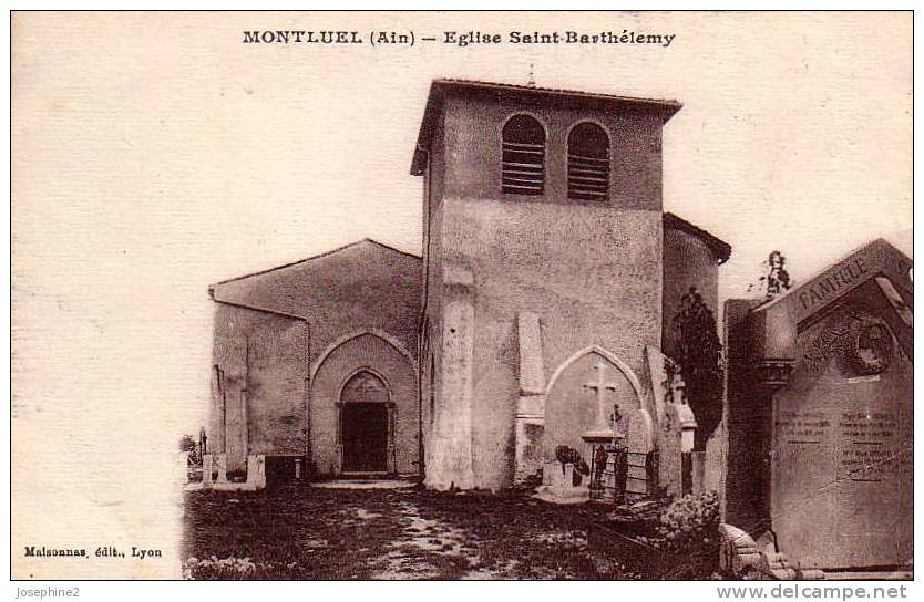 Montluel - Eglise Saint Barthéemy  ( AIN ) - Montluel