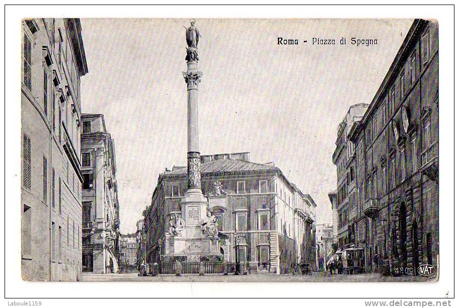 ROMA ROME : "Piazza Di Spagna" - Orte & Plätze