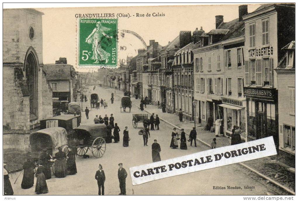 GRANDVILLIERS (OISE) - RUE DE CALAIS - Grandvilliers