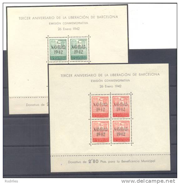 EDIFIL 40/41 * "AYUNTAMIENTO DE BARCELONA" - Barcelona