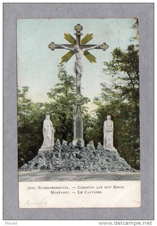 24980   Belgio,  Montaigu,  Le  Calvaire,  VG 1907 - Scherpenheuvel-Zichem