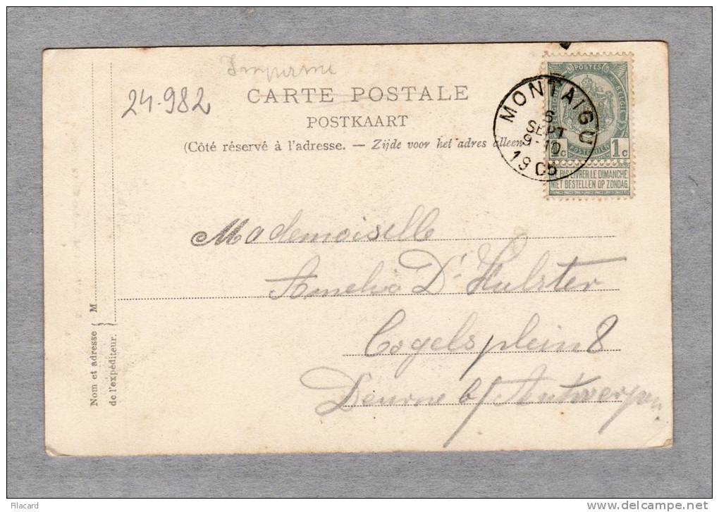 24982   Belgio,  Montaigu, Le  Calvaire,  VG  1905 - Scherpenheuvel-Zichem