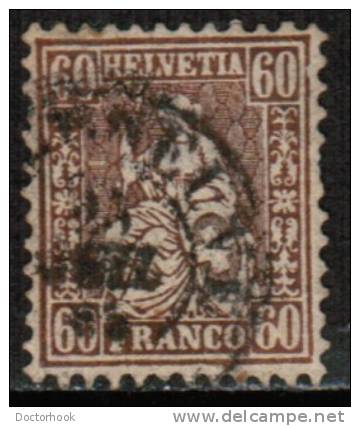 SWITZERLAND   Scott #  48  VF USED - Gebruikt