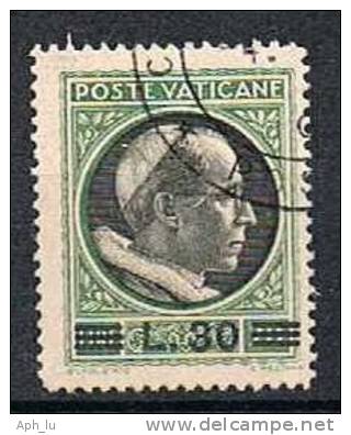 Vatikan, 1945 Aufdruck 30 Lire Auf 20 Lire, MiNr. 123 Gestempelt (a140508) - Oblitérés