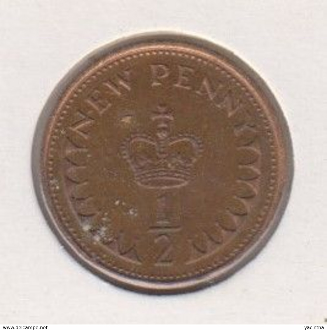 @Y@    Groot Britannie  1/2 New Penny  1971      (541) - 1/2 Penny & 1/2 New Penny
