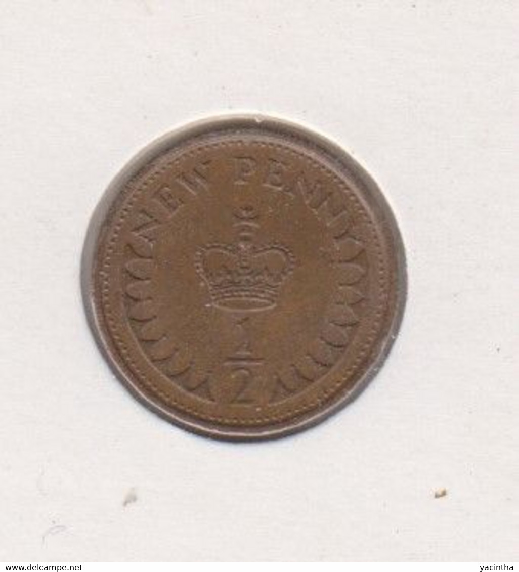 @Y@    Groot Britannie  1/2 New Penny  1980    (542) - 1/2 Penny & 1/2 New Penny